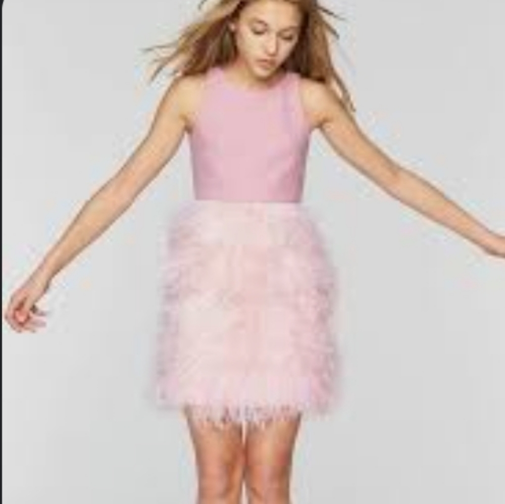 Chasing fireflies feather party dress 4 5 10 Cy